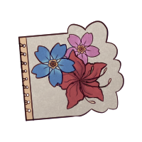 Pressed Flower Notebook